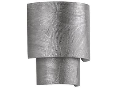 Hudson Valley Moray 2-Light Black Silver Leaf Wall Sconce HV8509BSL