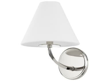Hudson Valley Stacey 10" Tall 1-Light Polished Nickel Wall Sconce HVBKO900PN
