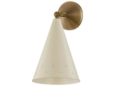 Hudson Valley Pawley 1-Light Historic Bronze Soft Sand Wall Sconce HVCB8613HBSSD