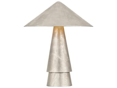 Hudson Valley Foxton Warm Silver Leaf Table Lamp HVL2522WSL