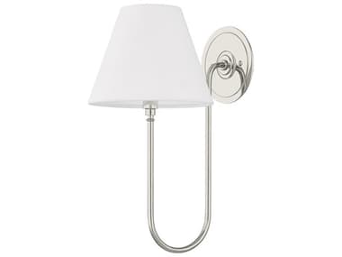 Hudson Valley Hawthorne 1-Light Polished Nickel Wall Sconce HVMDS2300PN
