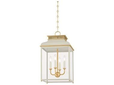 Hudson Valley Houghton 4-Light Off White Pendant HVMDS2400AGBOW