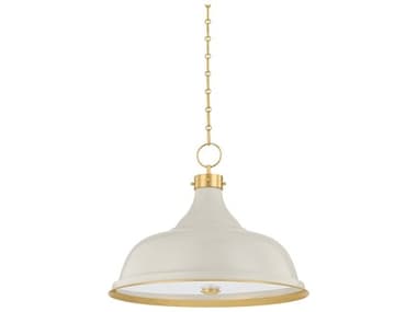 Hudson Valley Painted No. 1 4-Light Off White Pendant HVMDS300LAGBOW