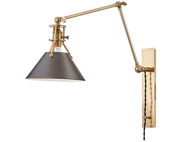 Hudson Valley Metal 22" Tall 1-Light Aged Antique Distressed Bronze Swing Wall Sconce HVMDS953ADB