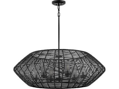 Hinkley Luca 6-Light Outdoor Hanging Light HY10386BK