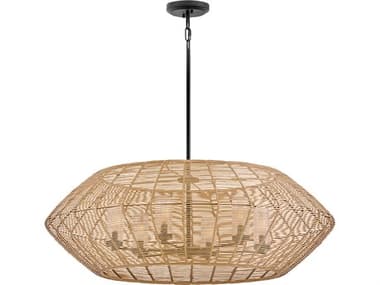 Hinkley Luca 6-Light Outdoor Hanging Light HY10386BKCML