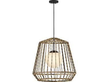 Hinkley Open Air 1-Light Black Pendant HY10394BKLV