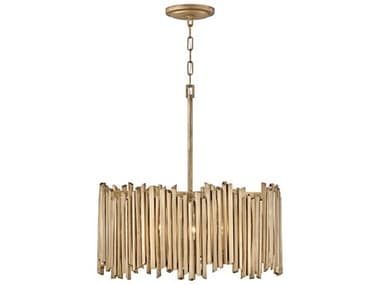 Hinkley Roca 24" 5-Light Burnished Gold Pendant HY30025BNG