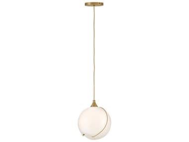 Hinkley Skye 1-Light Heritage Brass Globe Mini Pendant HY30303HBRCO