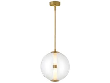 Hinkley Elin Lacquered Brass Globe Pendant HY33107LCB