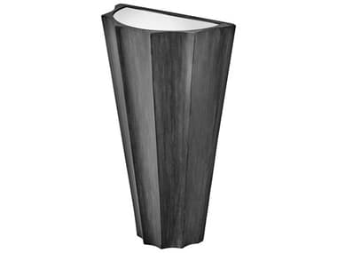 Hinkley Gia 17" Tall 2-Light Brushed Graphite Gray Glass LED Wall Sconce HY34092BGR