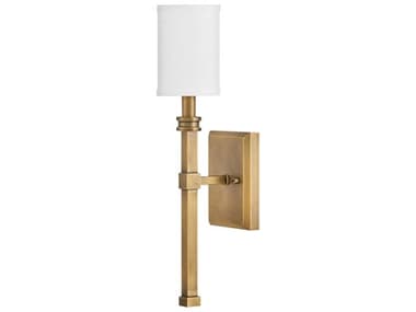 Hinkley Moore 18" Tall 1-Light Heritage Brass Wall Sconce HY46410HB