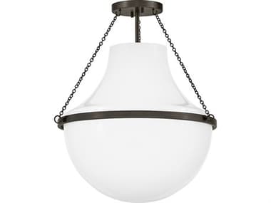 Hinkley Collins 1-Light Black Oxide Semi Flush Mount HY46893BX