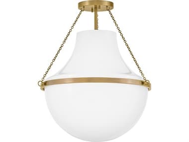 Hinkley Collins 1-Light Heritage Brass Semi Flush Mount HY46893HB
