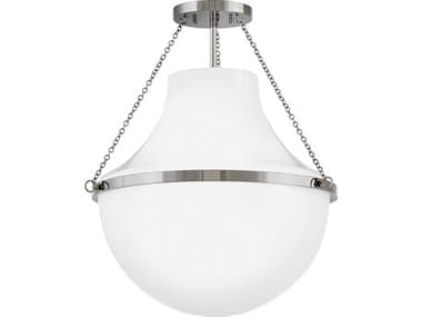 Hinkley Collins 1-Light Polished Nickel Semi Flush Mount HY46893PN