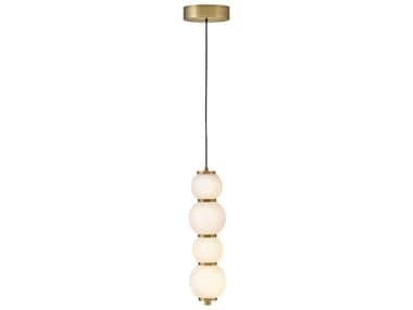 Hinkley Trigo Lacquered Brass Globe Mini Pendant HY47397LCB