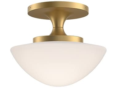 Hinkley Knox 1-Light Lacquered Brass Semi Flush Mount HY47813LCB