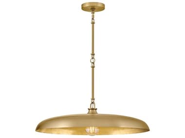 Hinkley Sadie 1-Light Lacquered Brass Dome Pendant HY48165LCBLCB