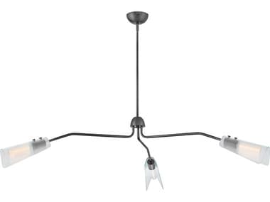 Hinkley Altman 3-Light Gunmetal Chandelier HY48303GMT