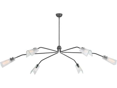 Hinkley Altman 6-Light Gunmetal Chandelier HY48306GMT