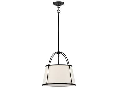 Hinkley Clarke 1-Light Black Drum Pendant HY4894BK