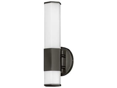 Hinkley Facet 14" Tall Black Oxide Glass LED Wall Sconce HY51150BX