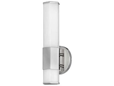 Hinkley Facet 14" Tall Polished Nickel White Glass LED Wall Sconce HY51150PN