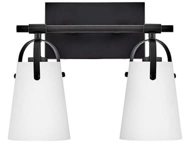 Hinkley Foster 2-Light Black Vanity Light HY5132BKOP