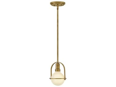 Hinkley Somerset 1-Light Heritage Brass Globe Mini Pendant HY53771HB