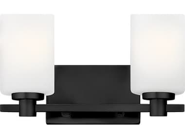 Hinkley Karlie 2-Light Black Vanity Light HY54622BK