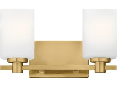 Hinkley Karlie 2-Light Lacquered Brass Vanity Light HY54622LCB