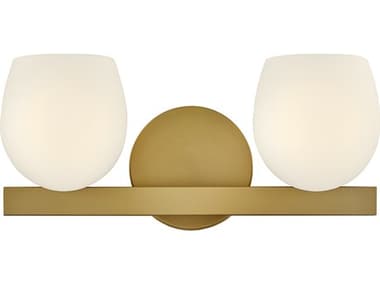 Hinkley Mae 2-Light Lacquered Brass Vanity Light HY57022LCBLL