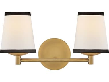 Hinkley Sonia 2-Light Lacquered Brass Vanity Light HY57052LCBOW