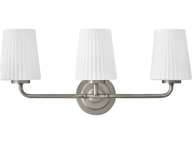 Hinkley Mckenna McKenna 3-Light Antique Nickel Vanity Light HY57403AN