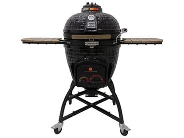 Icon XR402 Cast Iron Black Deluxe Kamado Grill ICGCGXR402BDELUXE