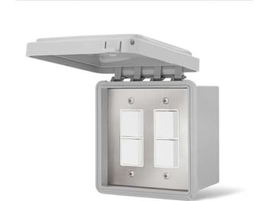Infratech Dual Duplex Switch Surface Mount & Gang Box 20 Amp Per Pole IF144325