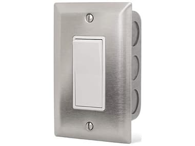 Infratech Value Controls Single On/Off Switch Wall Plate & Gang Box 20 AMP Per Switch IF144400