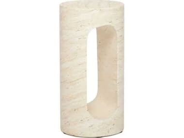 Interlude Home Wesley Round Faux Marble End Table IL118355