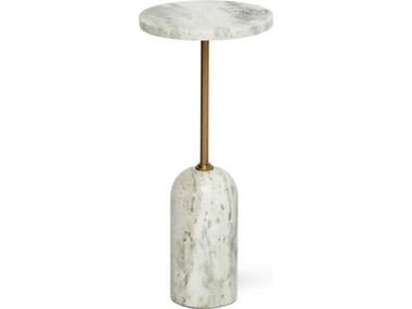 Interlude Home Pren Round Marble End Table IL118372