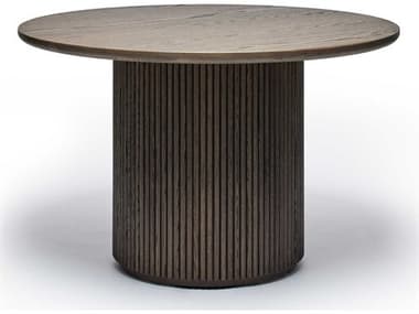 Interlude Home Laurel Round Wood Mocha Dining Table IL125954