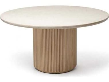 Interlude Home Laurel Round Marble Dining Table IL129109