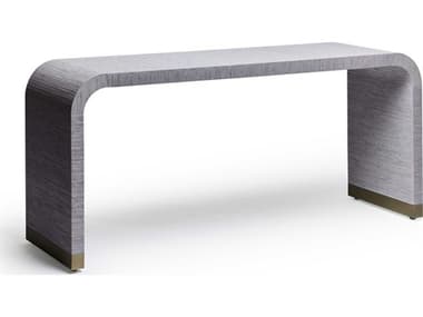 Interlude Home Sutherland 72" Rectangular Wood Mist Champagne Silver Console Table IL139084