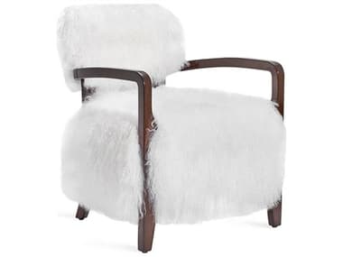 Interlude Home Royce Fur 26" Brown Accent Chair IL145287