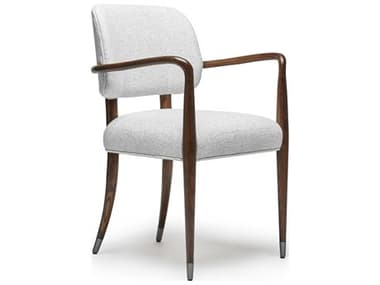 Interlude Home Serafina Gray Upholstered Arm Dining Chair IL145295