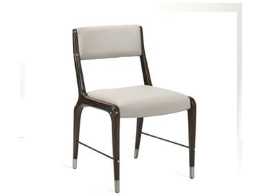 Interlude Home Tate Gray Leather Armless Dining Chair IL149933