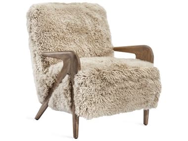 Interlude Home Angelica Autumn Brown / Morel Taupe Accent Chair IL149938
