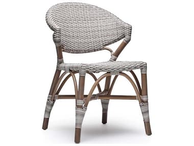 Interlude Home Vero Rattan Gray Side Dining Chair IL149943