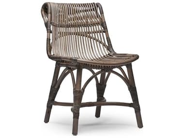 Interlude Home Naples Rattan Gray Side Dining Chair IL149946