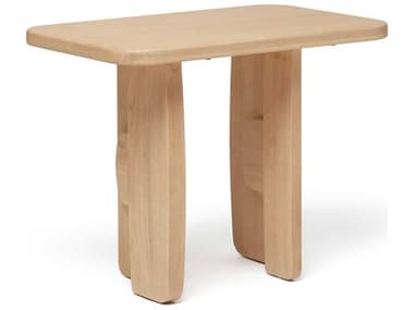 Interlude Home Meyers Rectangular Wood Saddle End Table IL155211