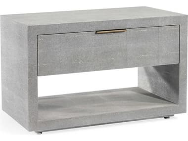Interlude Home Montaigne 32" Wide 1-Drawer Gray Chest Nightstand IL188216